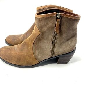 Matisse Pricilla taupe tan suede leather ankle boots 10